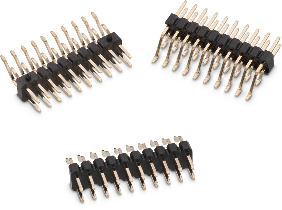 WRPHD 2.00 mm SMT Angled Dual Pin Header Electromechanical